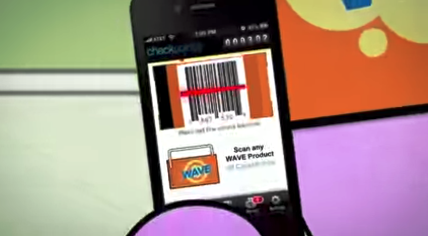 Scanning Barcode on the CheckPoints app