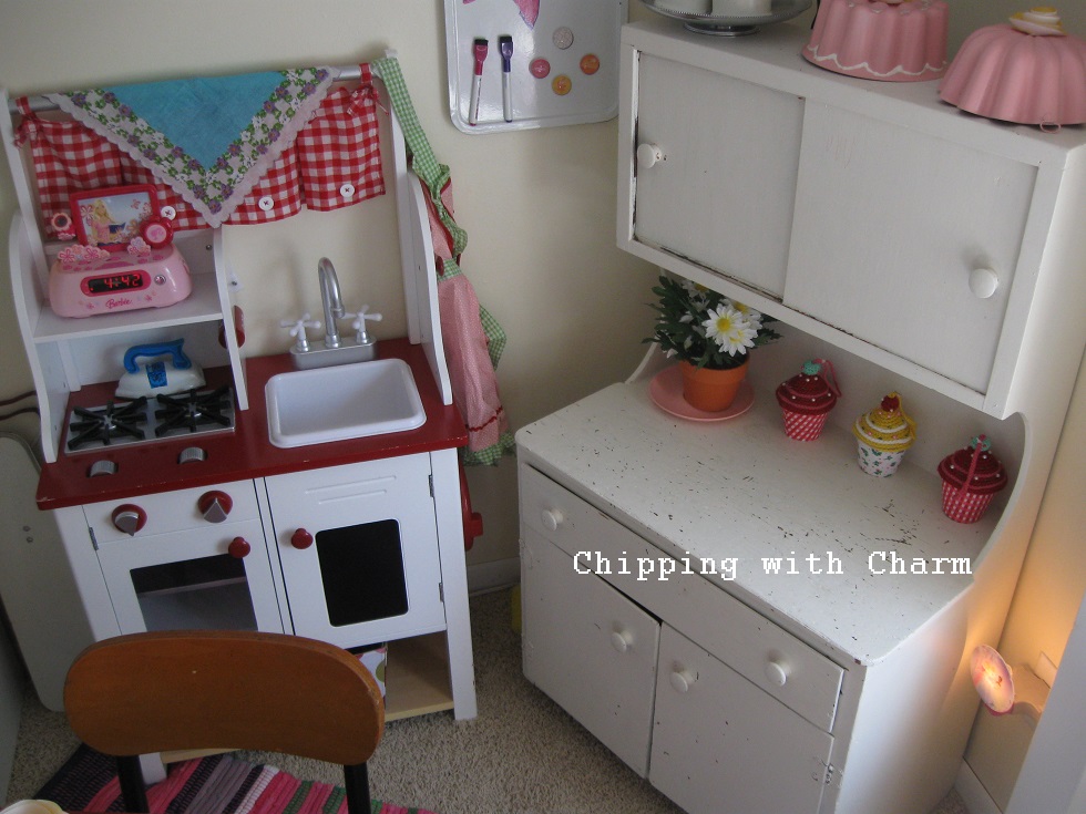Chipping with Charm Lofted "Cottage" Bed...our little girl's room...