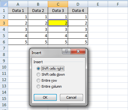 microsoft excel shift cells right microsoft excel shift cells right
