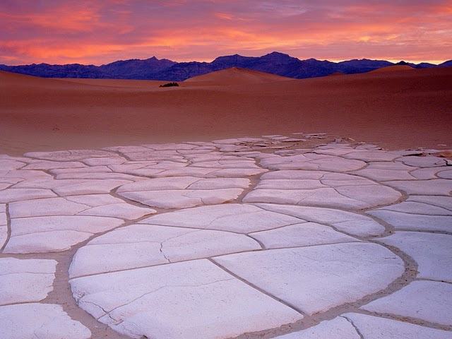 صور مدهشه وغريبه Clay+Formations+in+Dunes%252C+Death+Valley
