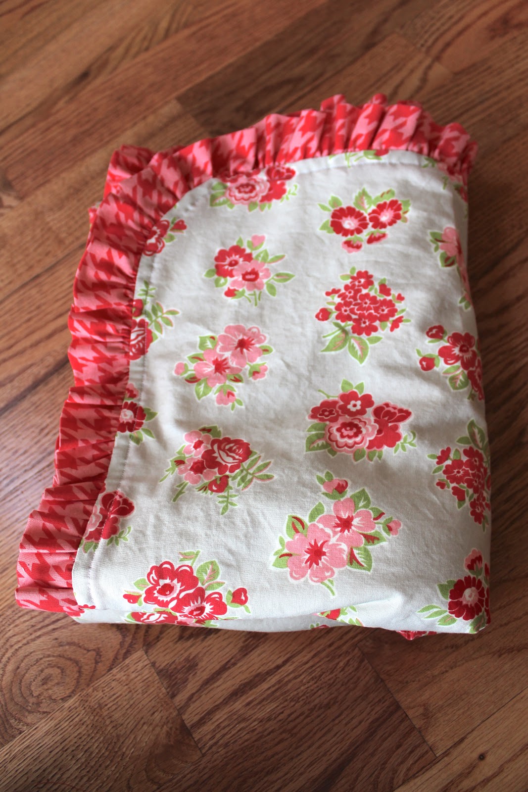 Anna Elizabeth Made Ruffled Minky Baby Blanket
