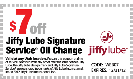 Jiffy Lube Coupon Sandy Utah Car Rental Deals In New Jersey