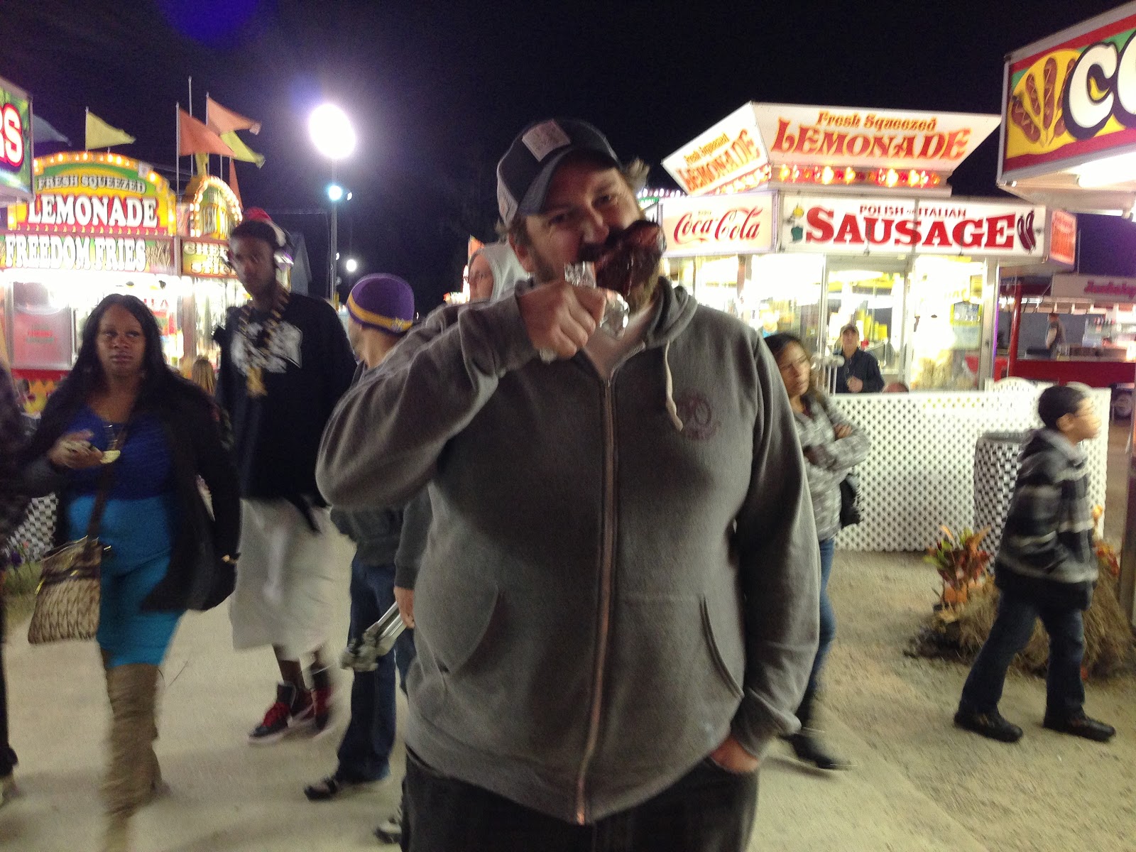 Bite and Booze State Fair... Fare Turkey Legs and Red Velvet Funnel Cakes