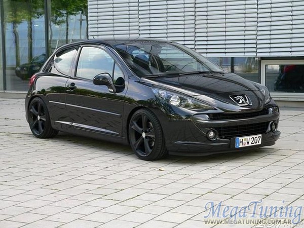 Autos tuning: Peugeot 207 tuning