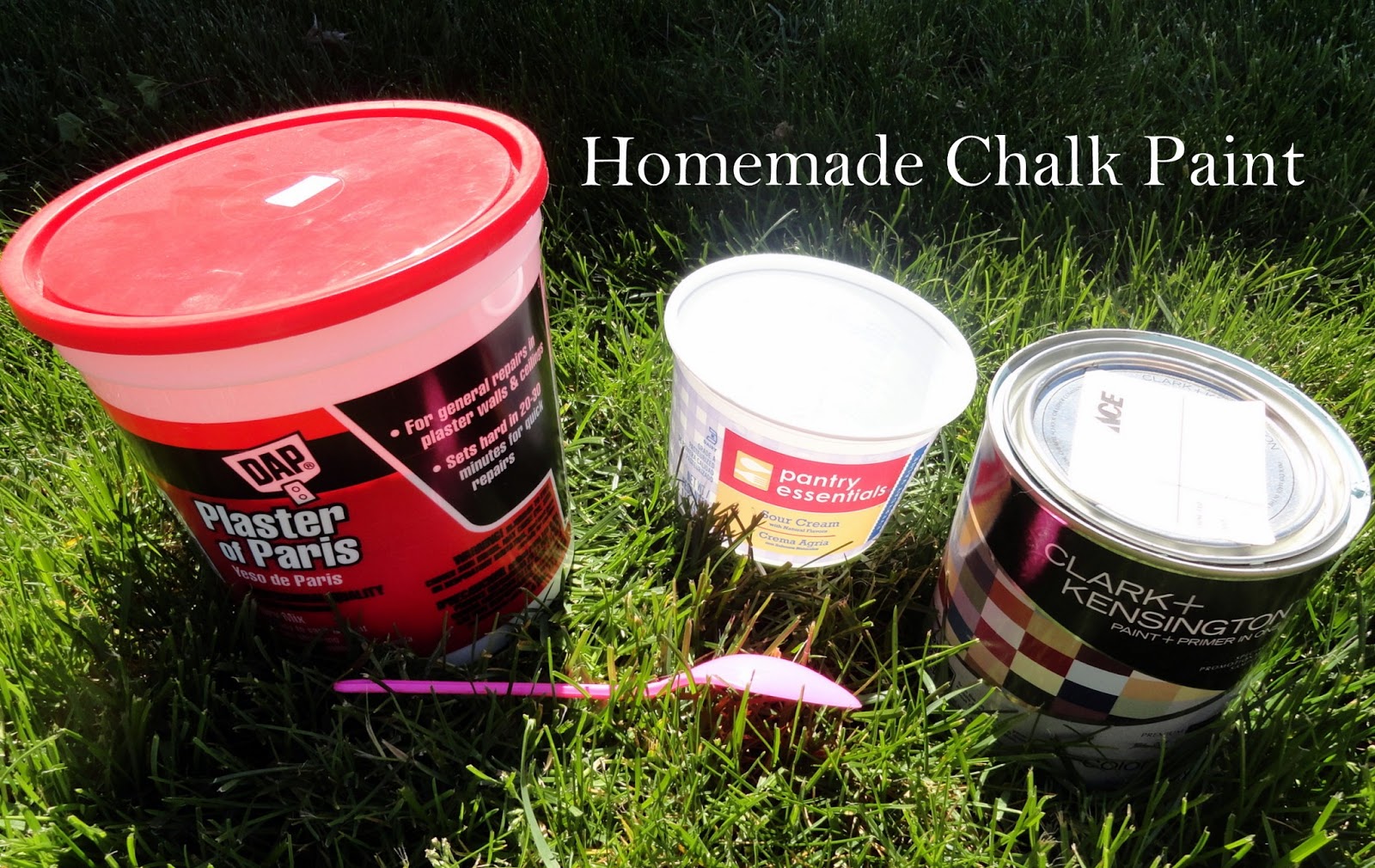 My {cheap} chalk paint recipe Rachel Teodoro