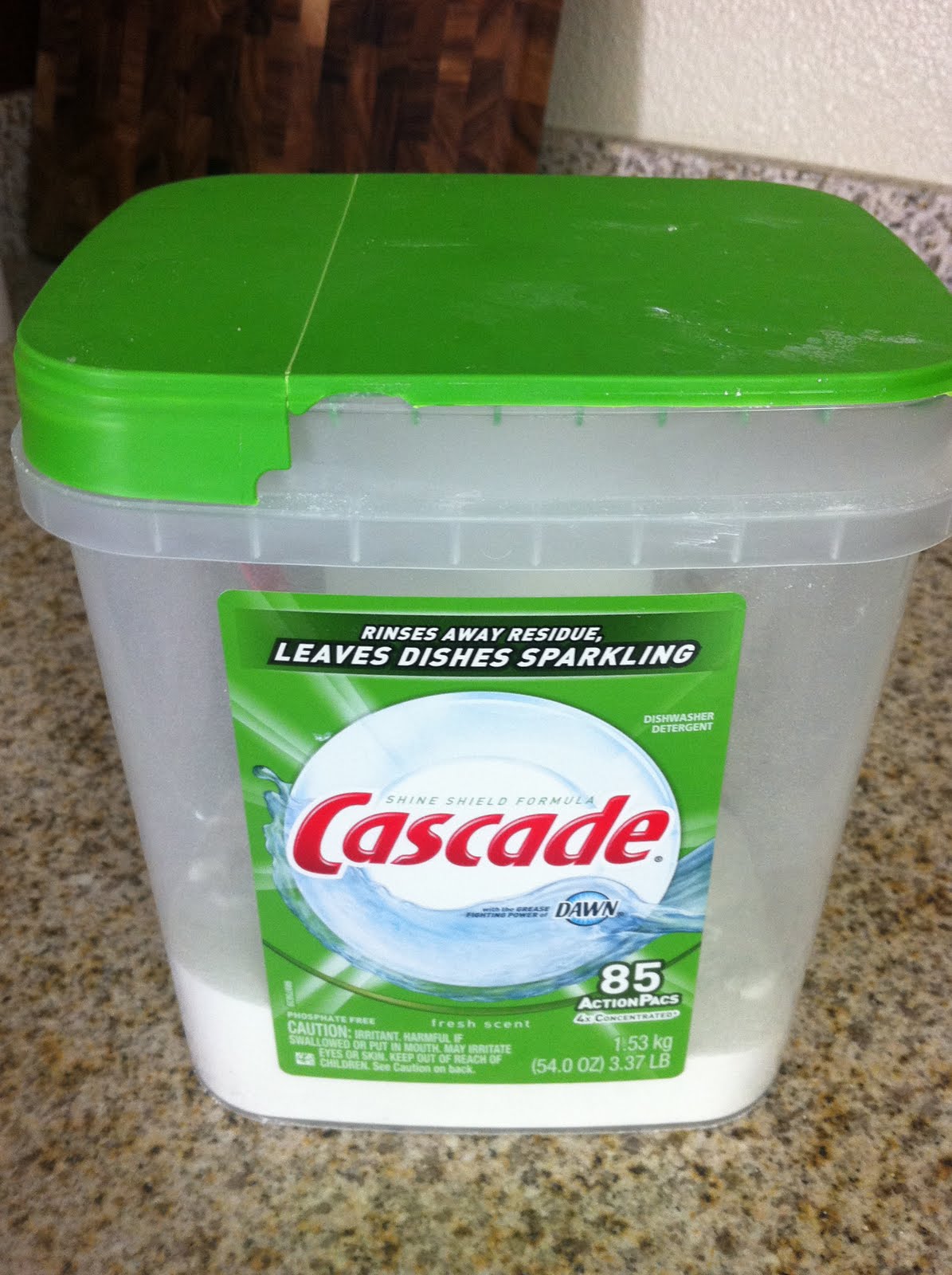 industrious justice Recipe Homemade Dishwasher Detergent