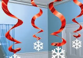 Las mejores manualidades: Copos de nieve colgando