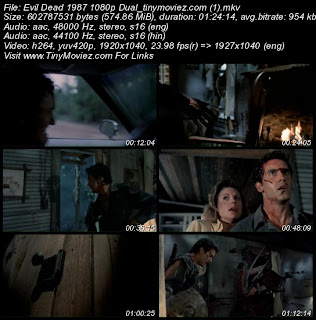 Evil Dead II (1987) BRRip 1080p Dual Audio 550MB