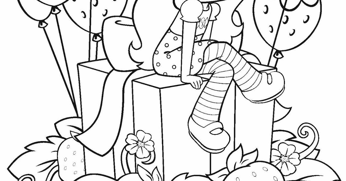 desenho da moranguinho para colorir escolinha da lúcia