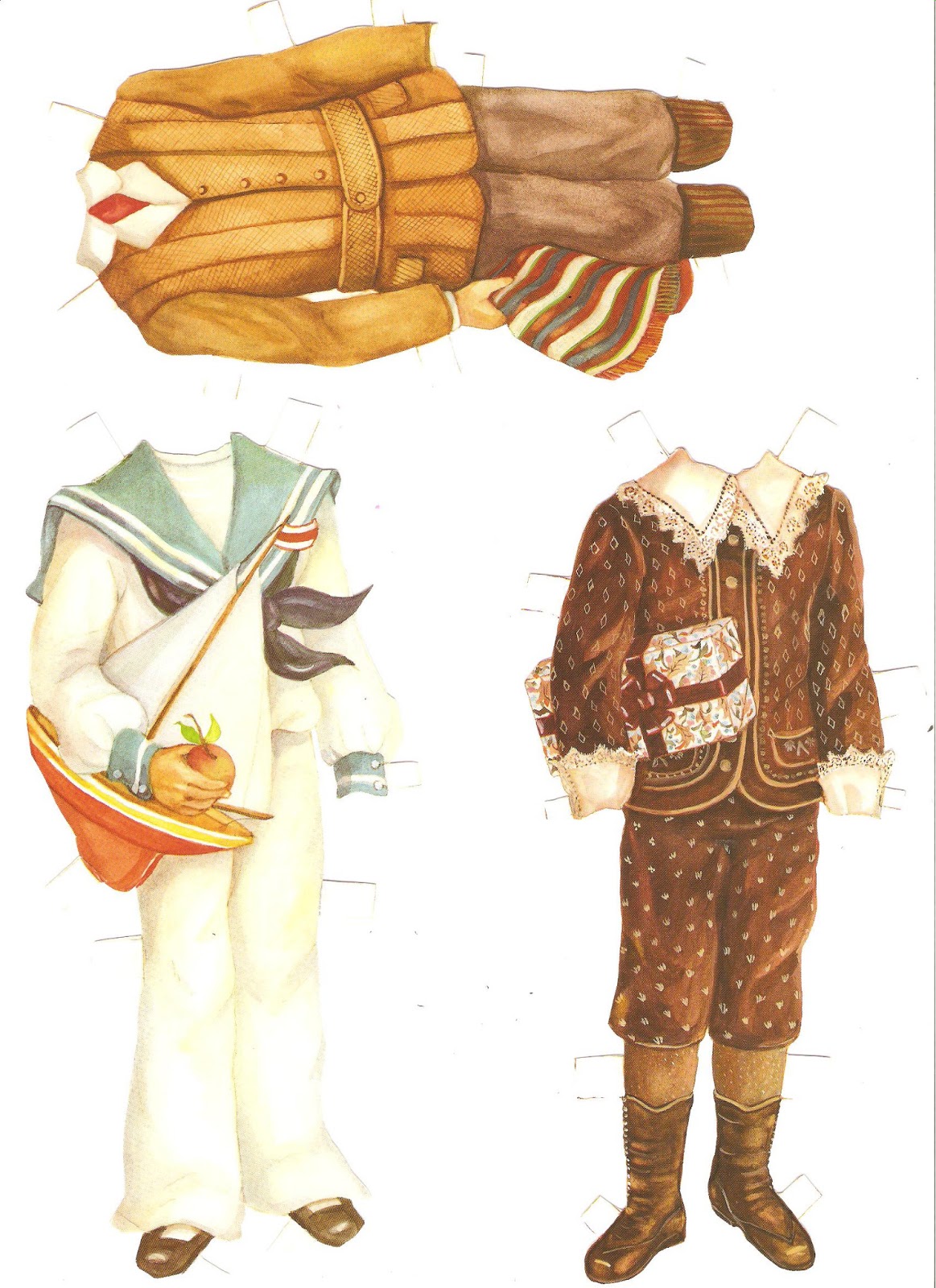 Miss Missy Paper Dolls OldFashioned Children