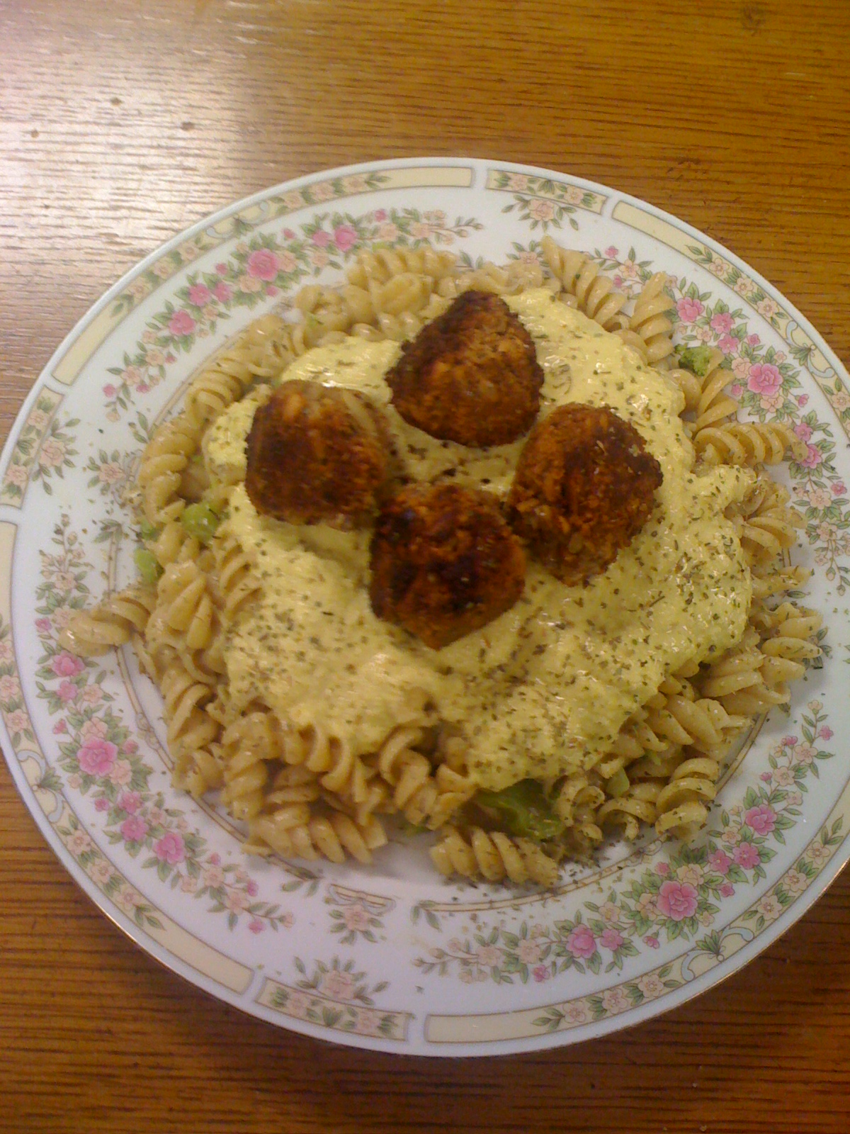 AfroVeganChick Vegan Cashew Cheese Pasta With Walnut Almond Meatballs