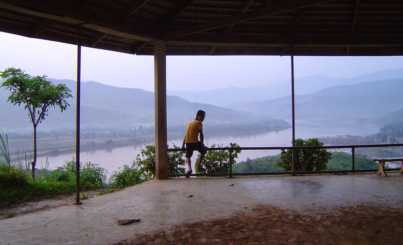 Huay Sai viewpoint near Chiang Khong Huay Sai viewpoint near Chiang Khong