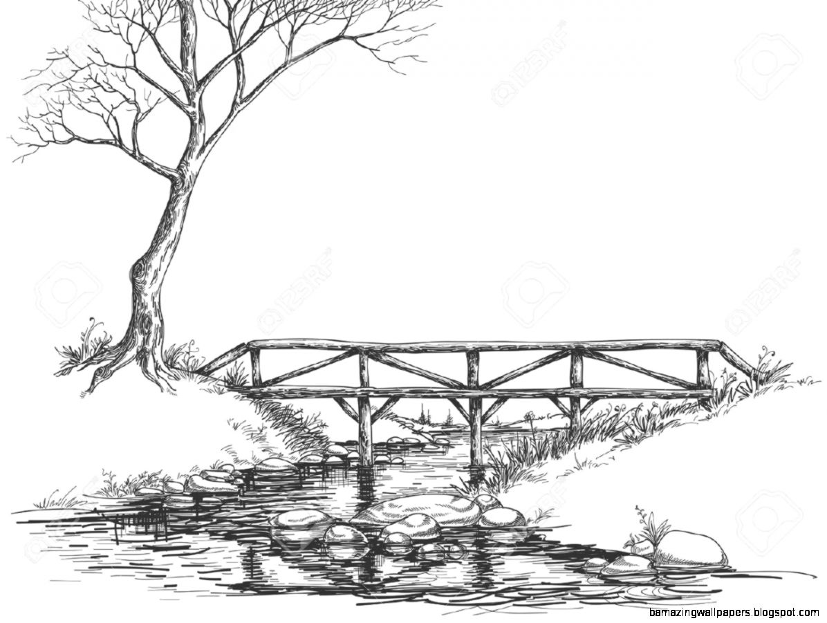 Pencil Drawings of Rivers images Pencil Drawings of Rivers images