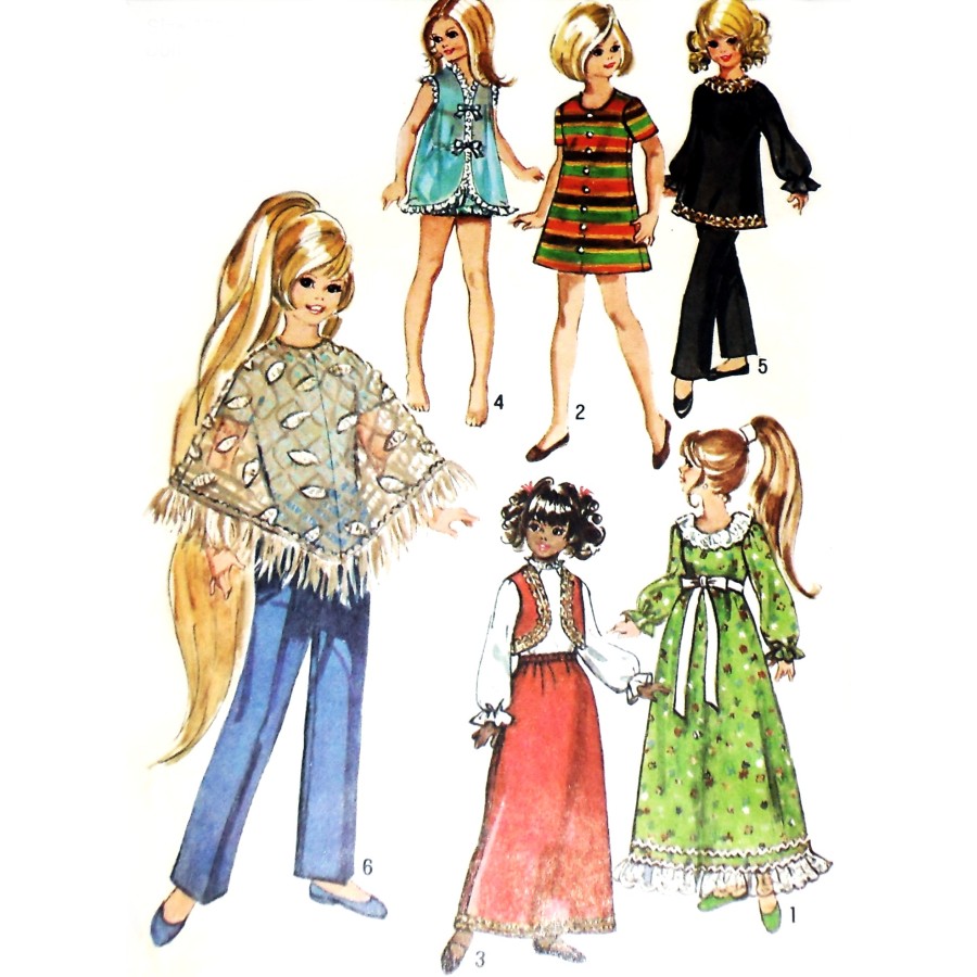 Doll sewing - Vintage Patterns for Chrissy Doll | the sewinghappyplace