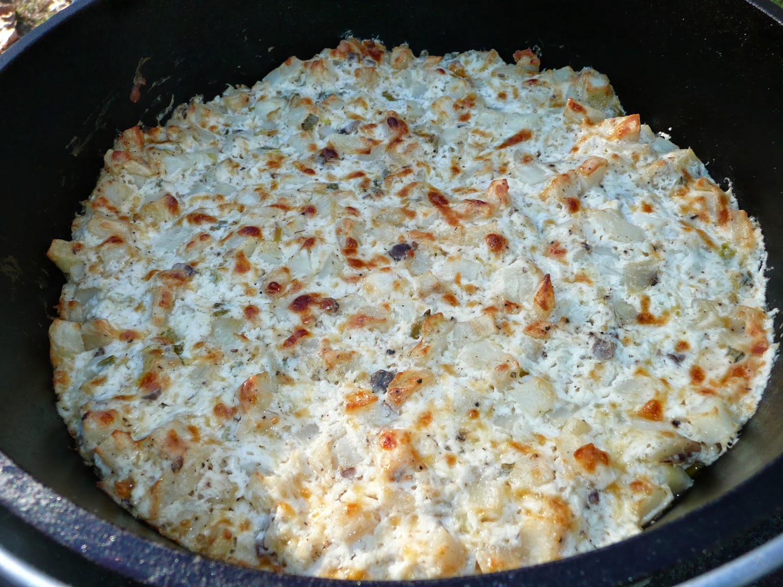 Everyday Dutch Oven Comforting Potato Casserole