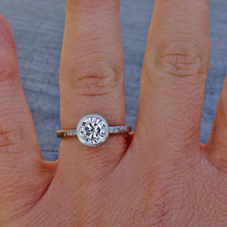 one carat moissanite