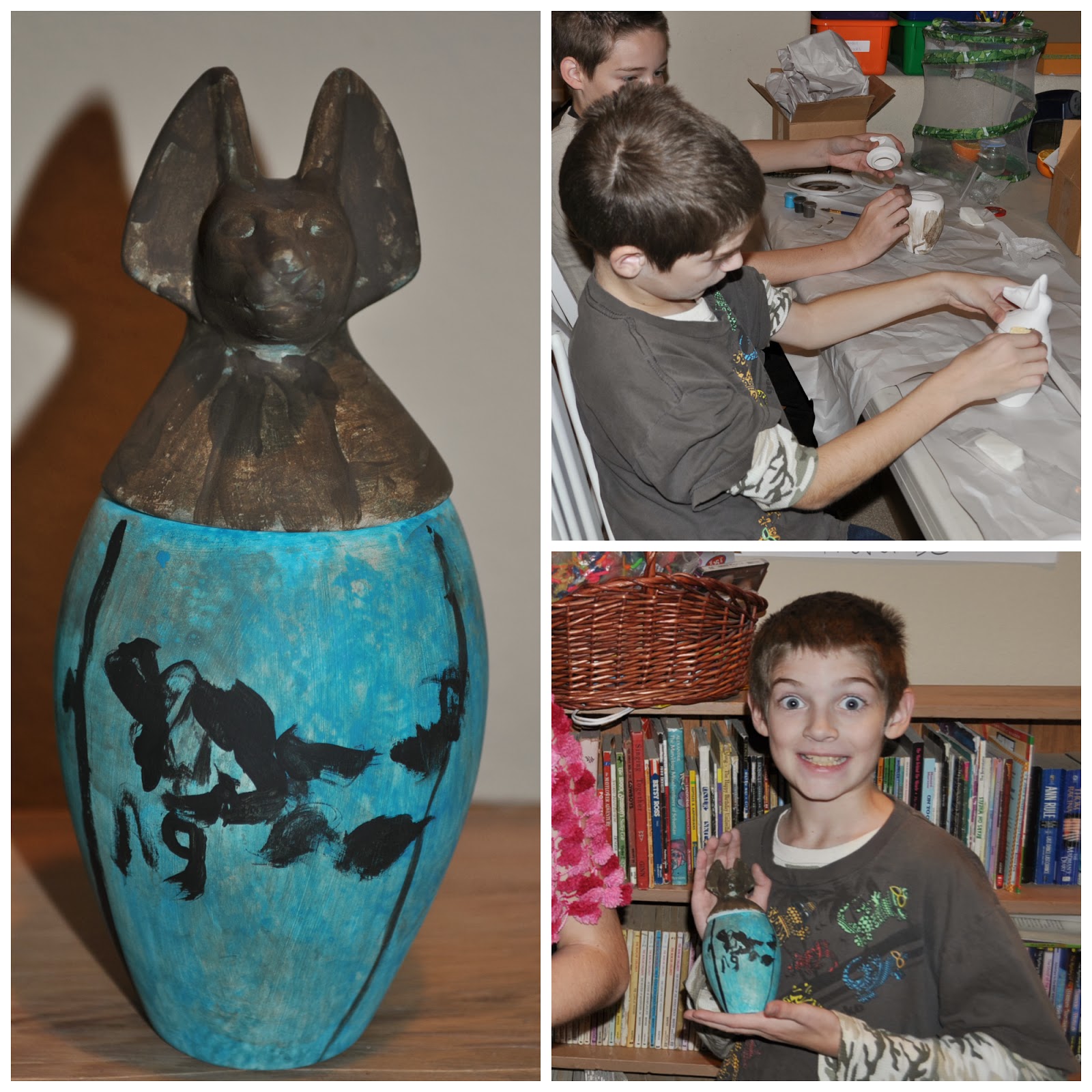 Greatly Blessed Art Project Canopic Jars