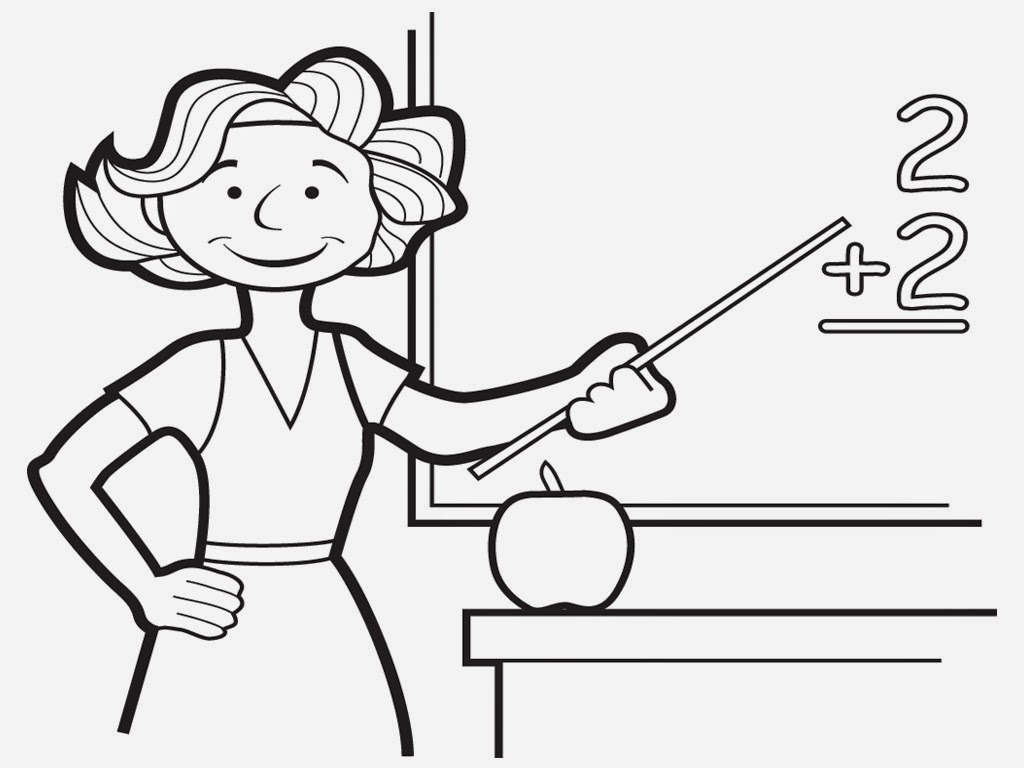 Teacher Coloring Pages | Realistic Coloring Pages