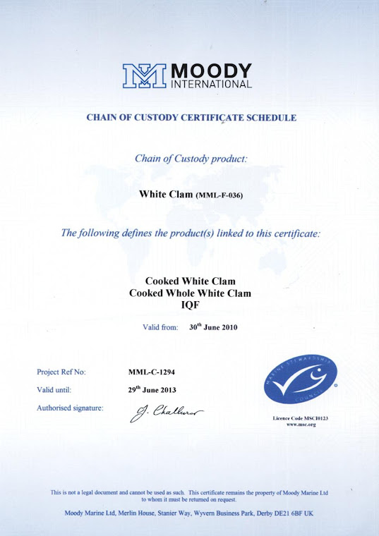 MSC Certificate