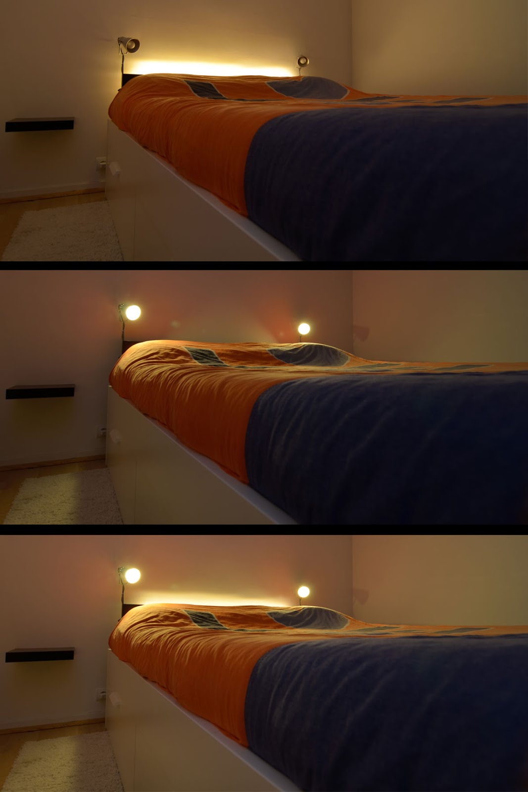 Square Headboard with space to hide electricals IKEA Hackers IKEA