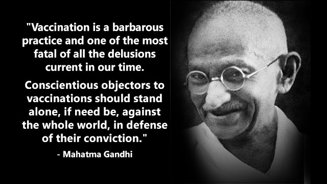 Gandhi's Stance on Vaccinations