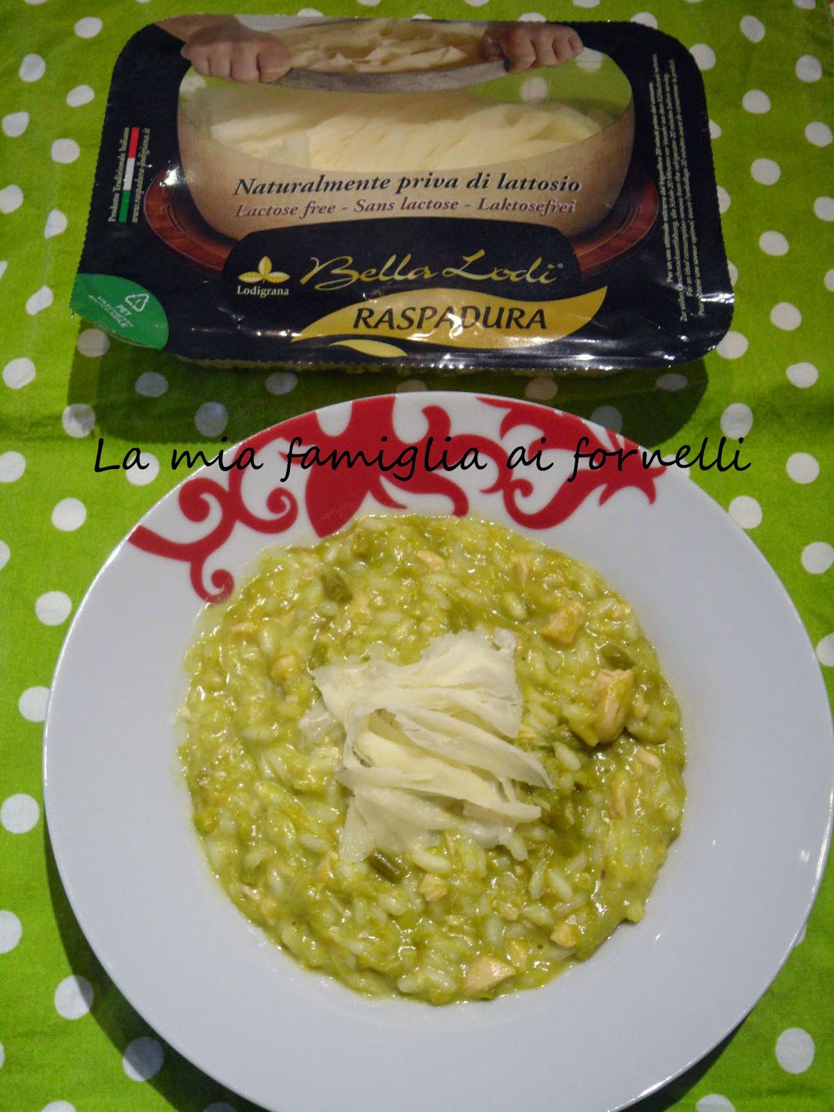 RISOTTO ASPARAGI, SALMONE E RASPADURA La mia famiglia ai fornelli