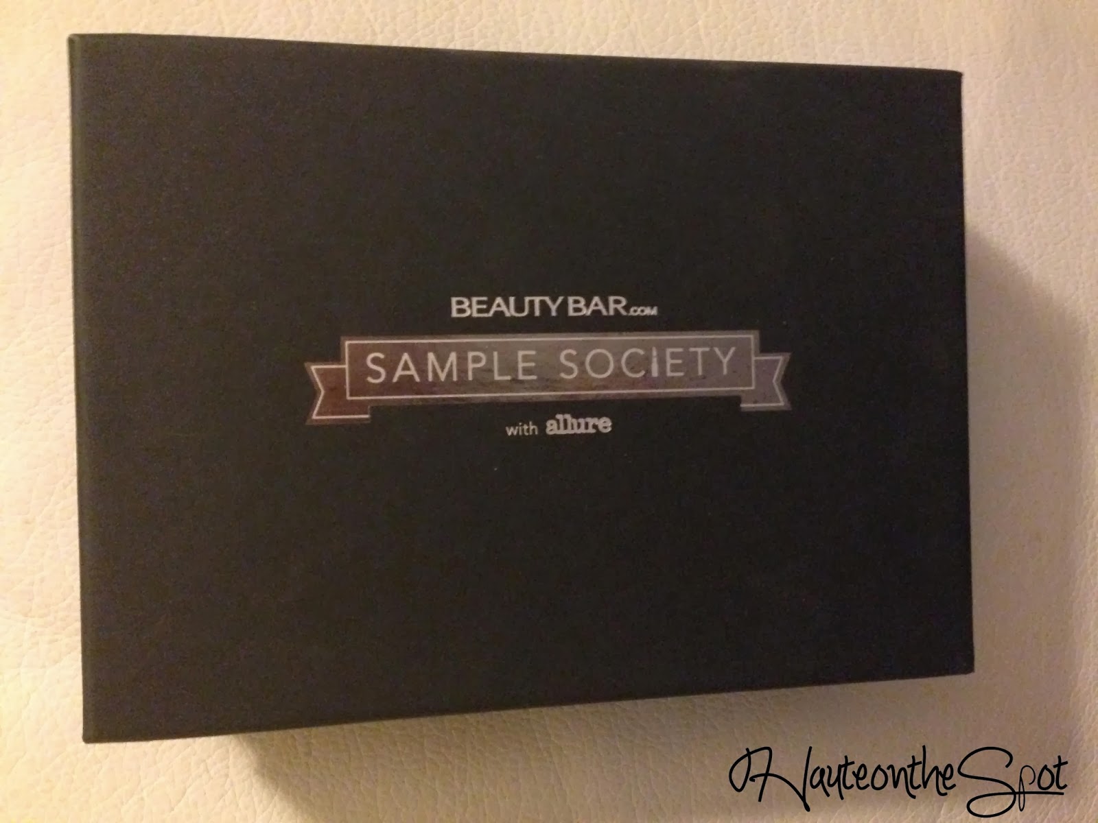 Haute on the Spot Beauty Sample Society October 2013 Box Review