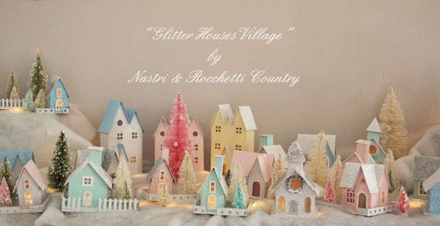 Glitter+ Houses +Village