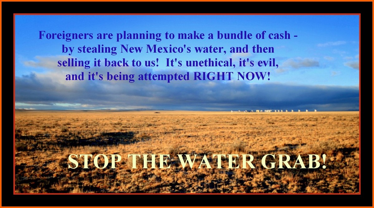 STOP THE WATER GRAB