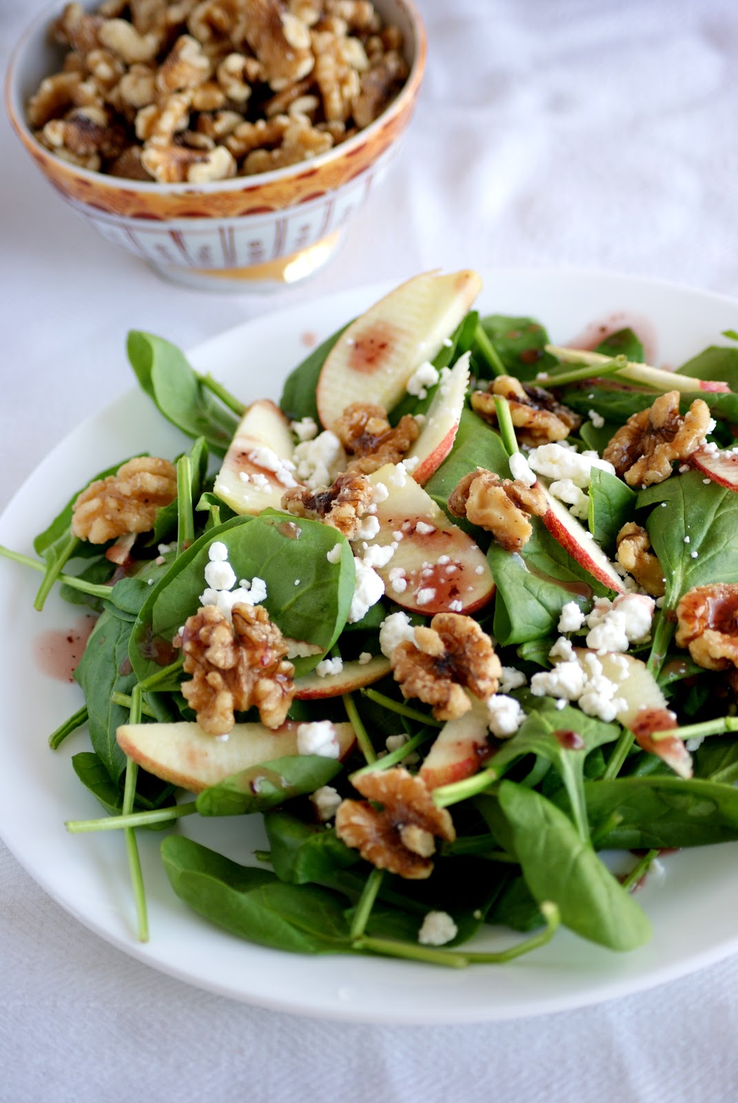 Dil Se.. Spinach, Apple, Walnut Salad