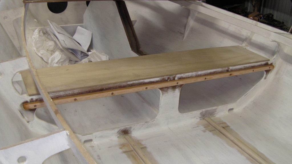 Ross Lillistone Wooden Boats First Mate Side Seat Rails