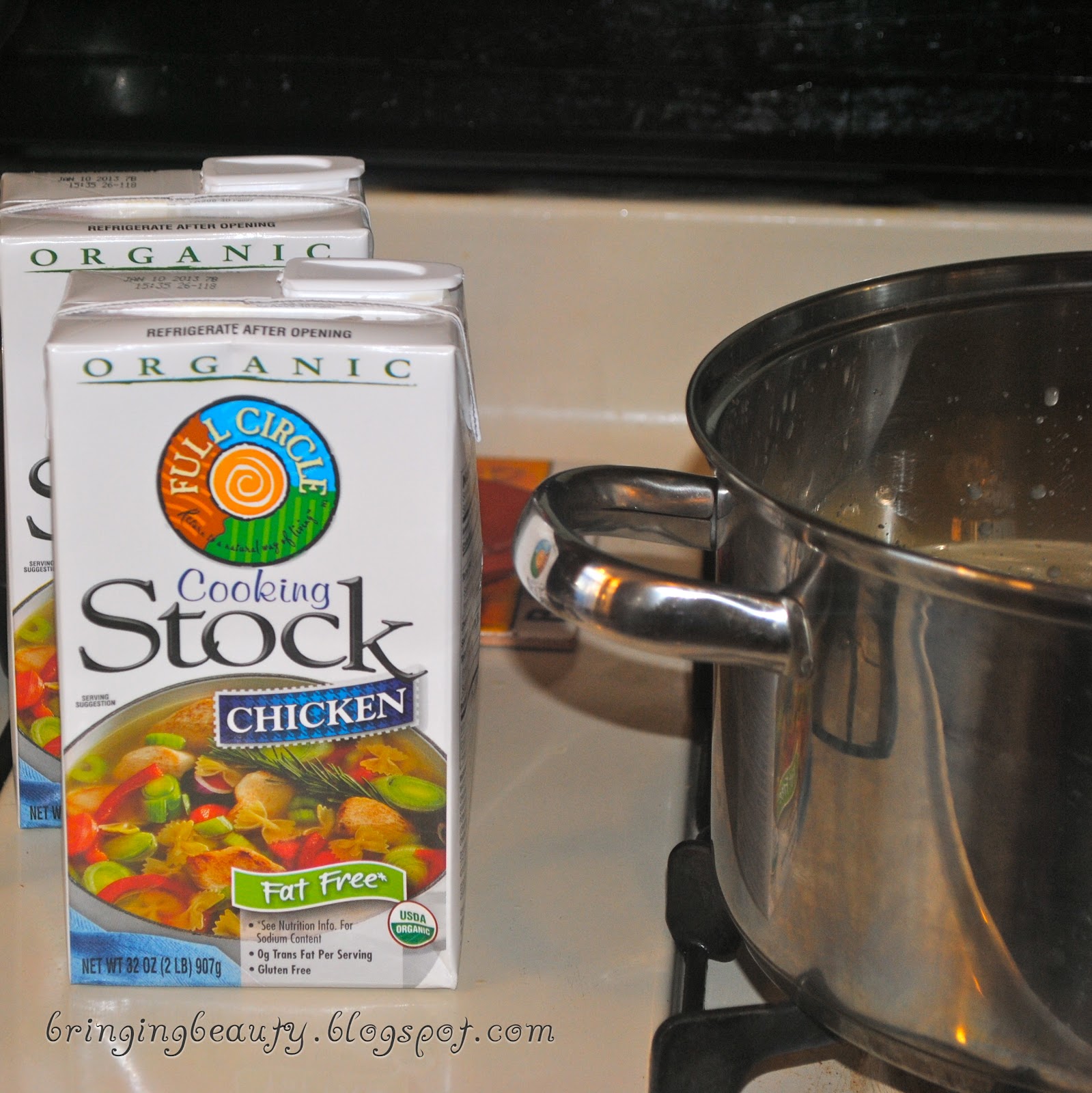 Bringing Beauty Cleaning out the fridge Chicken meatball soup!