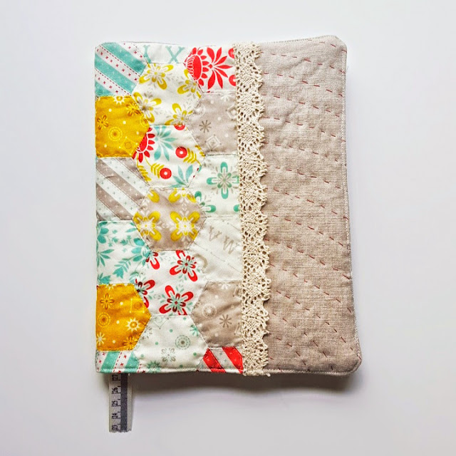 Let's begin sewing... Quilted Composition Book Covers
