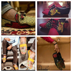 Mens African Print shoes - Denkyi - iloveankara.blogspot.co.uk