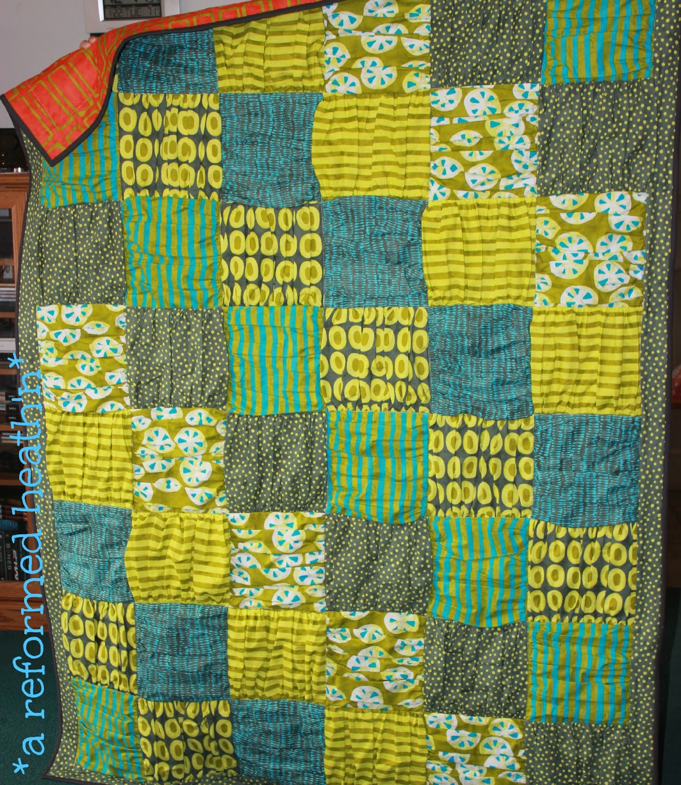 A Reformed Heath'n My Ruffle Quilt Finish