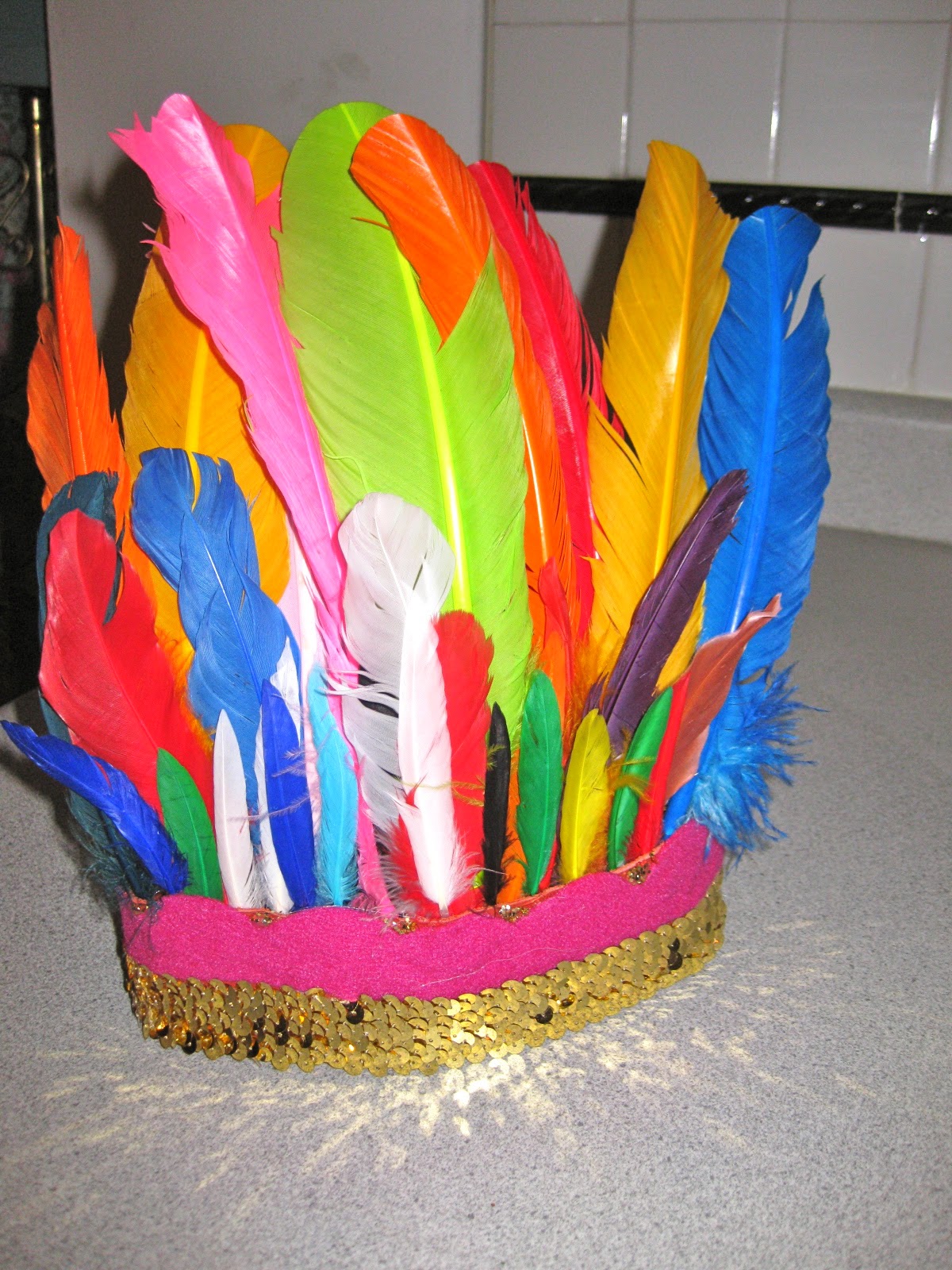 Wanderland Vintage DIY Feathered Headdress