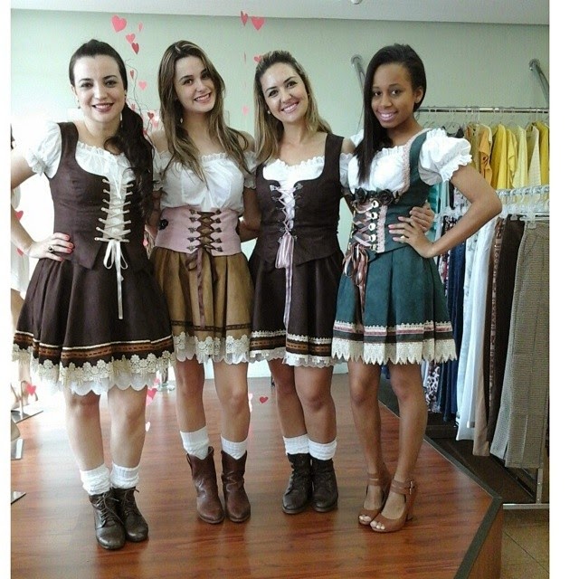 oktoberfest roupas femininas