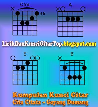 Lirik dan Kunci Gitar Cita Citata - Goyang Dumang (OST. Diam-Diam Sukaâ€“  SCTV) - Lirik dan Kunci Gitar Top