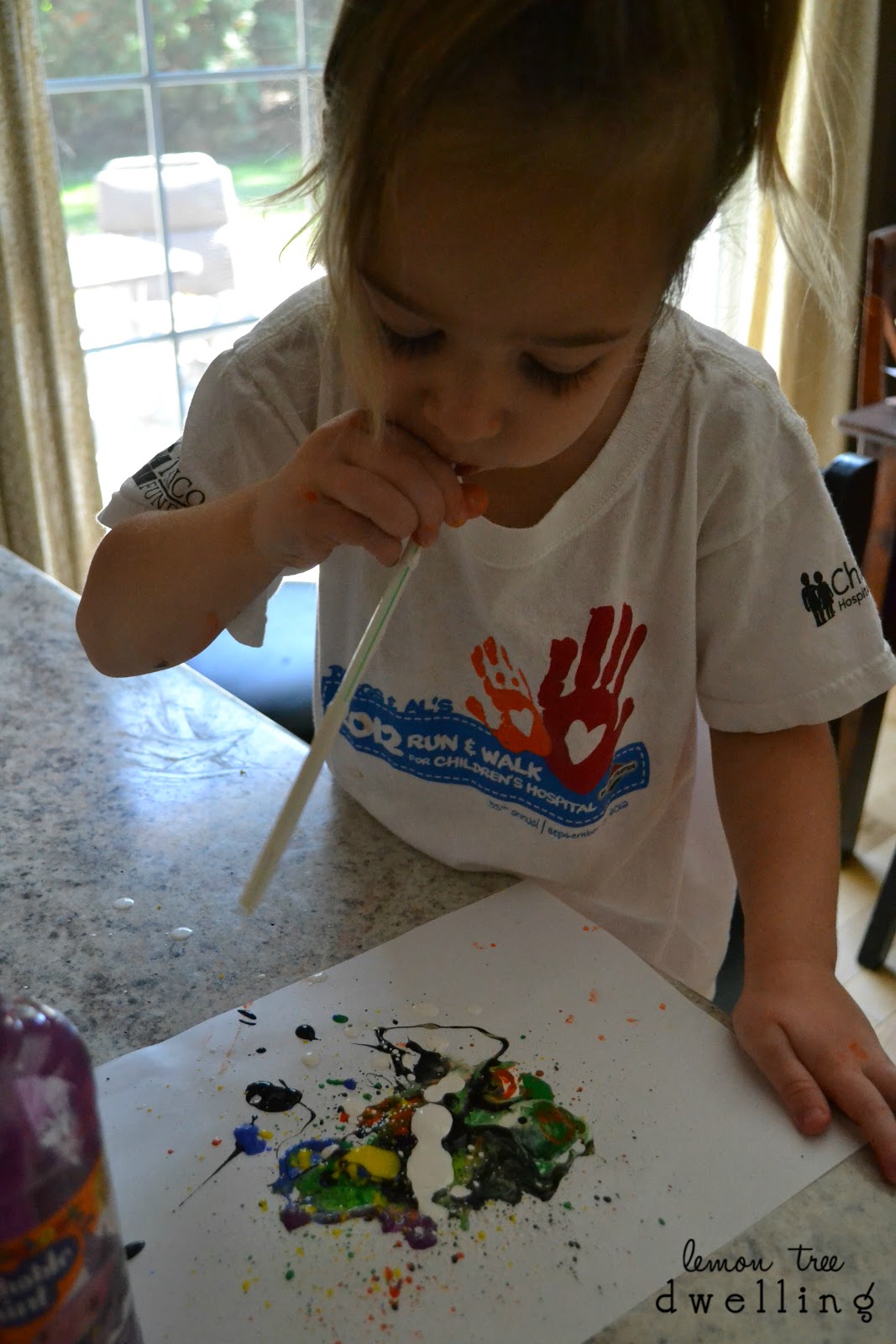 Straw Painting Lemon Tree Dwelling