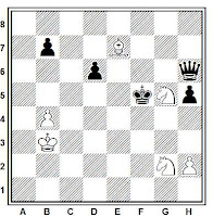 Estudio artístico de ajedrez de José Mandil, SEPA-1948