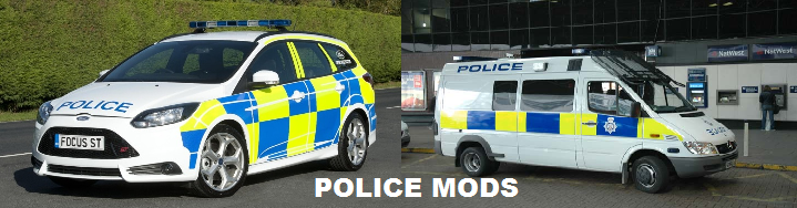 British Police Fire Ambulance Civilian Mods
