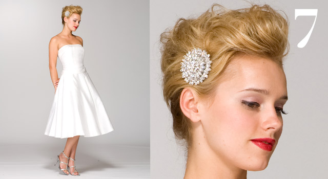 This highpouf bridal hairstyle will certainly turn heads as you walk down