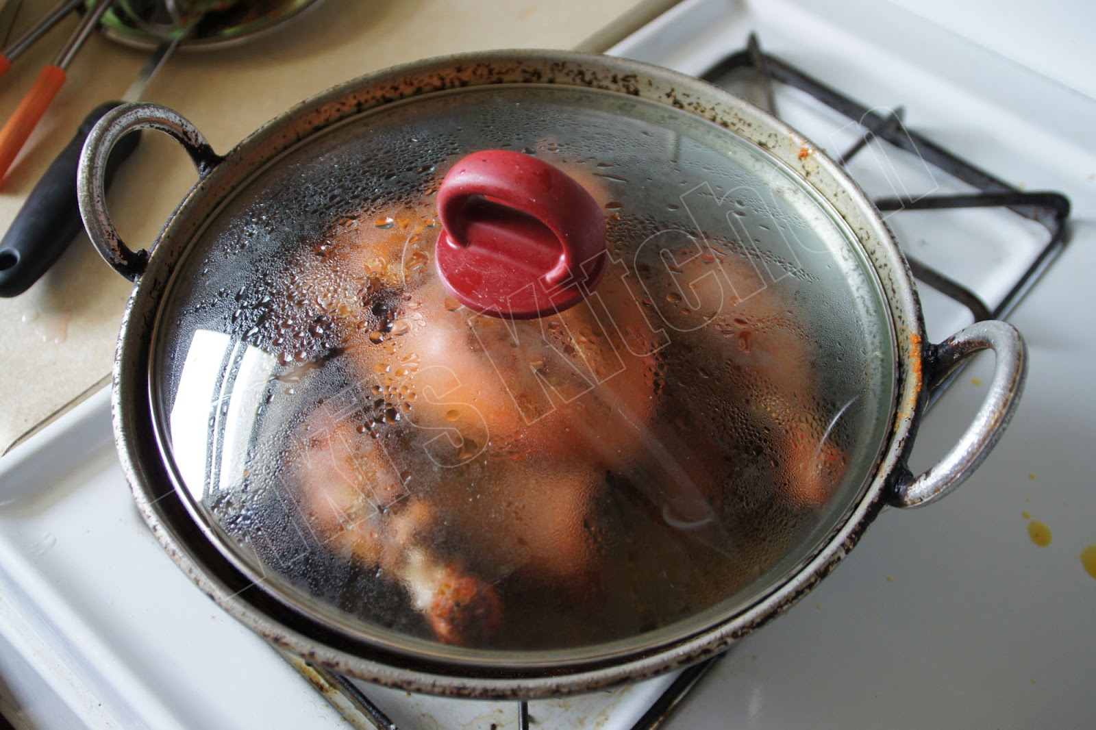 Viki 's Kitchen Whole chicken fry (Indian style)