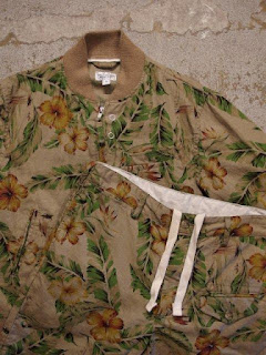 FWK by Engineered Garments Aviator Jacket & Ghurka Short in Khaki C/L Floral Print Spring/Summer 2015 SURNISE MARKET
