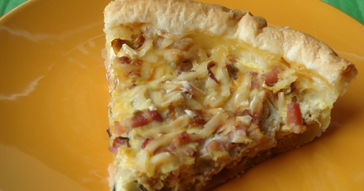 Les Cuisinovores: Tarte aux poireaux et aux lardons