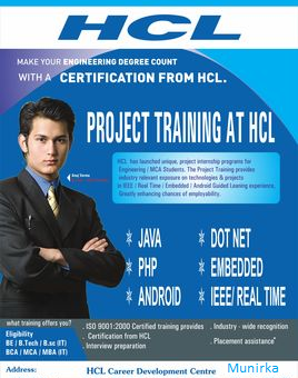 Project Training in Java