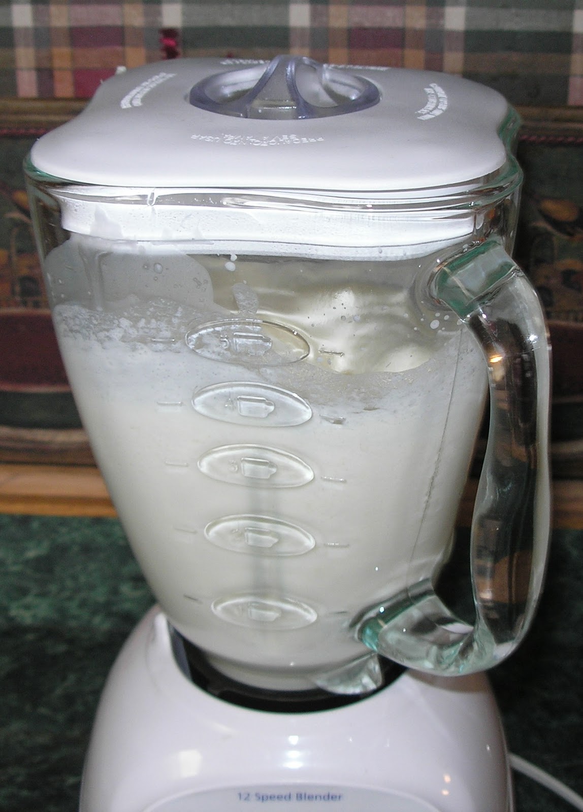 The Cheerful Agrarian Making Butter In a Blender