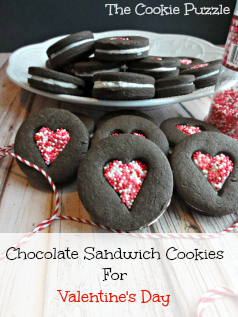 Valentine's Day Chocolate cookies