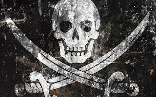 Pirate Flag Skull Vs Swords Horror Grudge Cool HD Wallpaper