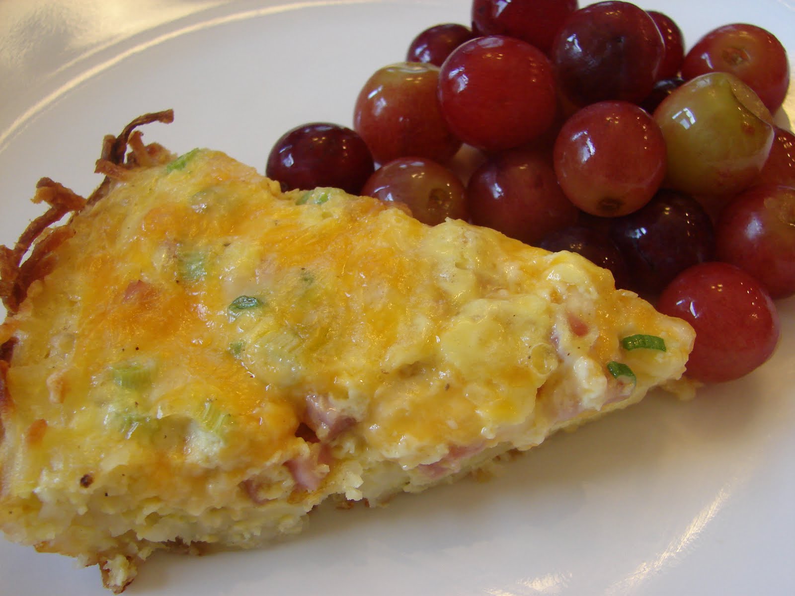 A Bear in the Kitchen Potato Crusted Quiche